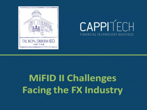 Slideshow about MiFID II Challenges facing the FX industry