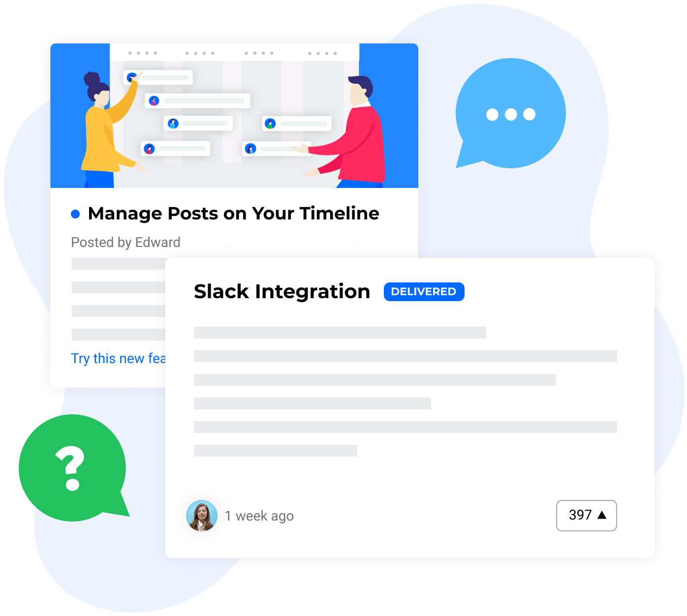 inSided Product roadmap & release notes communication