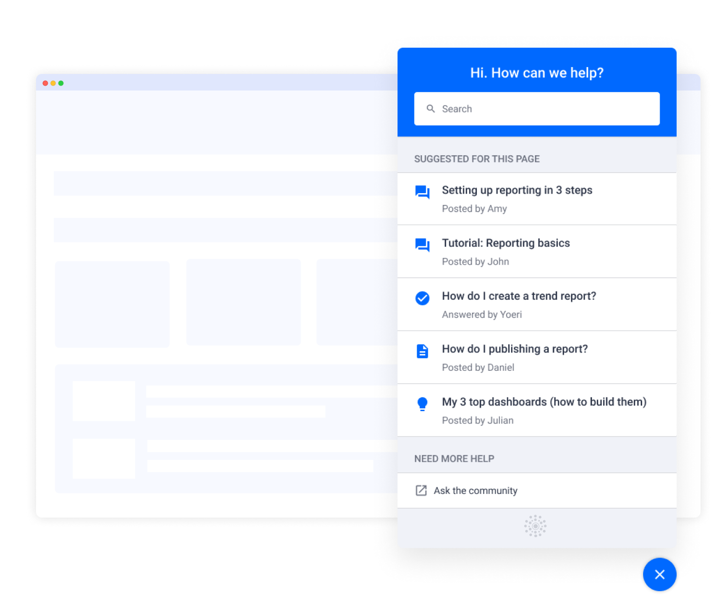 inSided in-app customer success support embeddables