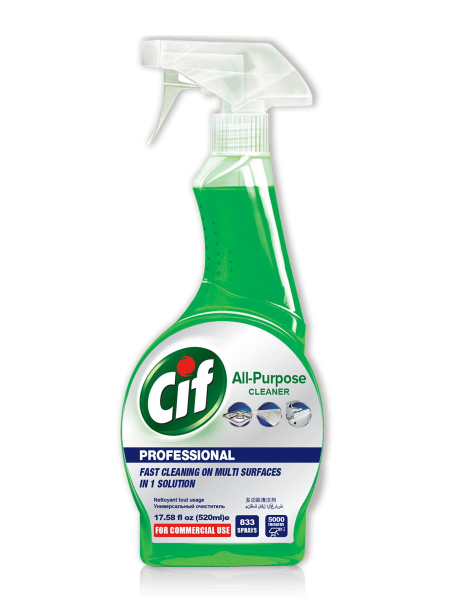 Cif Pro Spray All-Purpose Cleaner 12x520ml