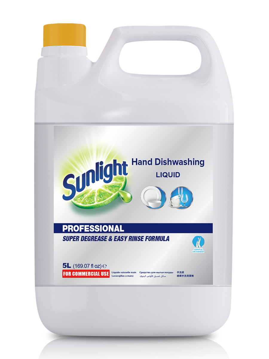 Sunlight Pro Hand Dishwashing Liquid Lemon 2x5l