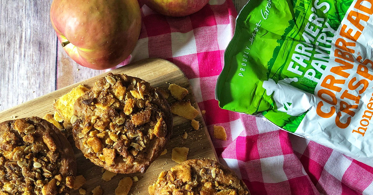 Farmer's Crispy Apple Cinnamon Muffins