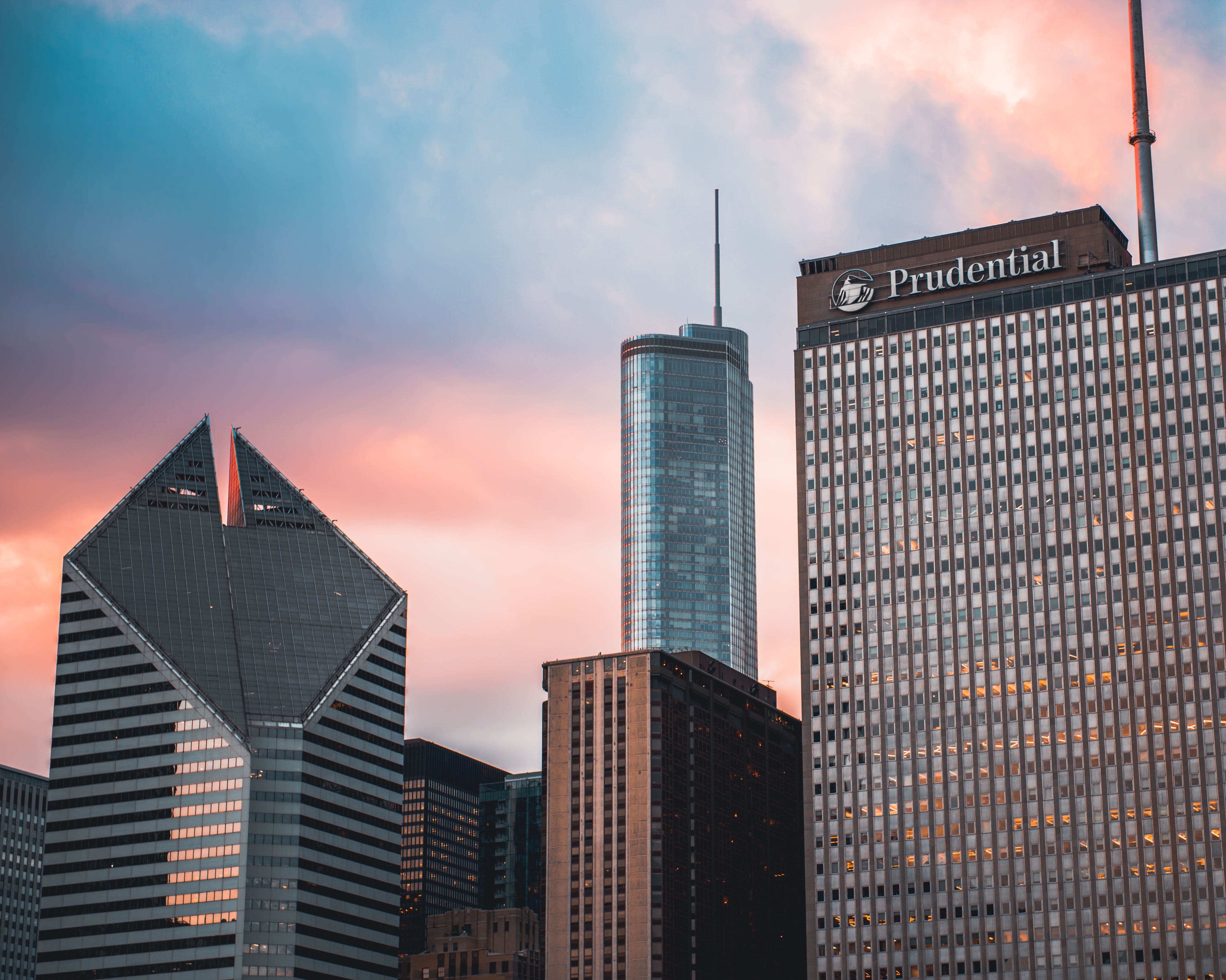 High chicago. Prudential building.