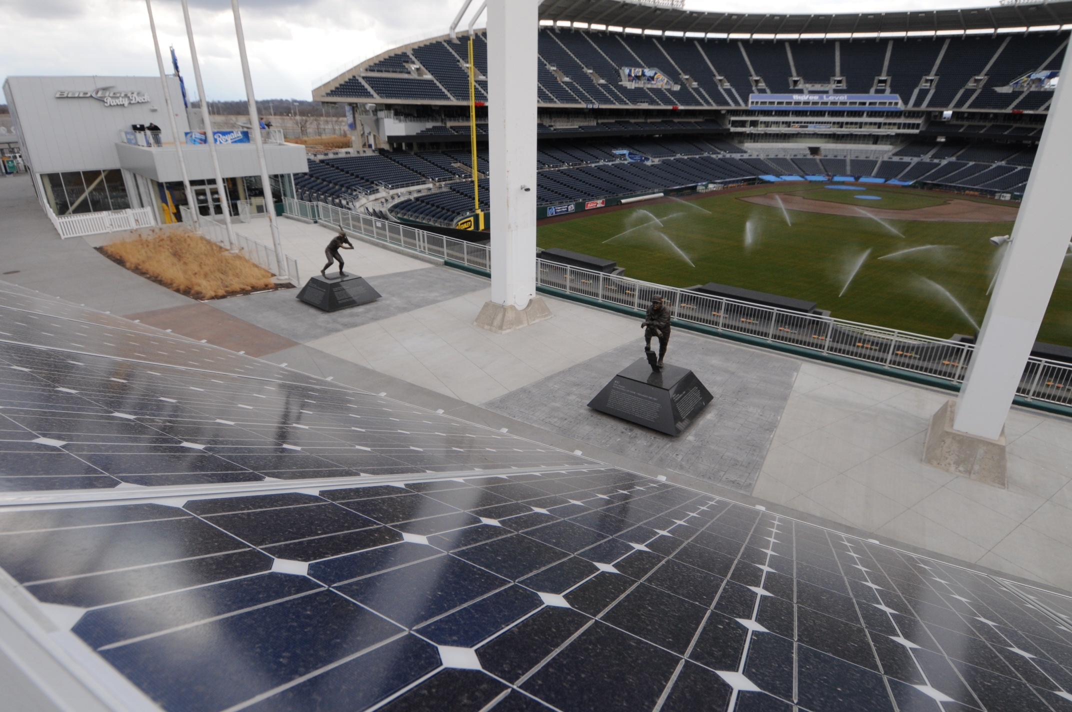 Solar Panels Help Power Kansas City's Kauffman Stadium