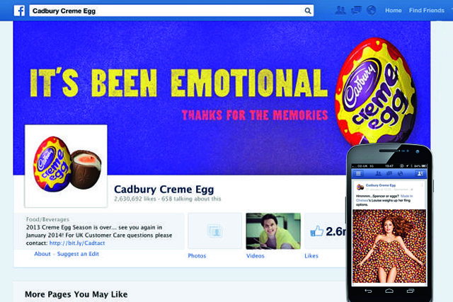  Cadbury Creme Egg's successful Facebook campaign
