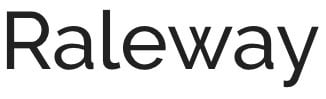 Railway font