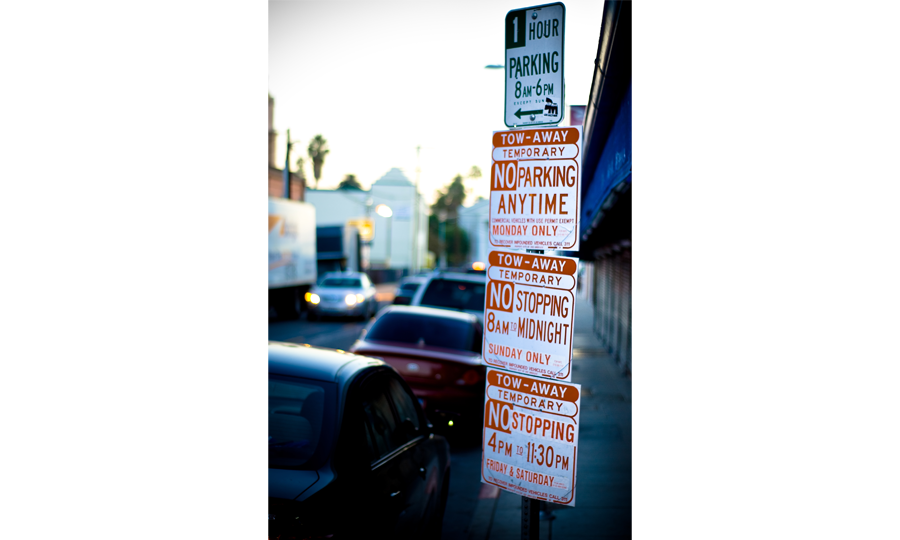  parking signs