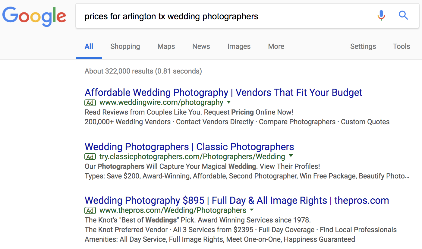  prices_for_arlington_tx_wedding_photographers_-_Google_Search