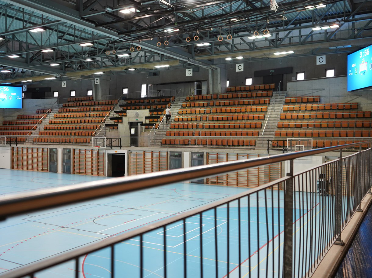 LED wall for the sports hall in Wankdorf, Bern