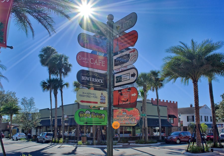 how mount dora won the title of most picturesque hometown in florida