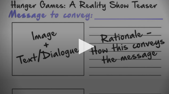 VIDEO: Analyzing Texts with Storyboards