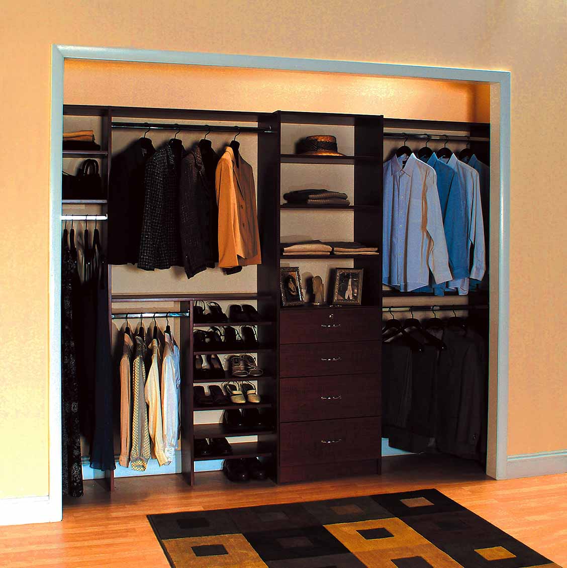 How To Organize Your Reach In Closet For Fall And Winter