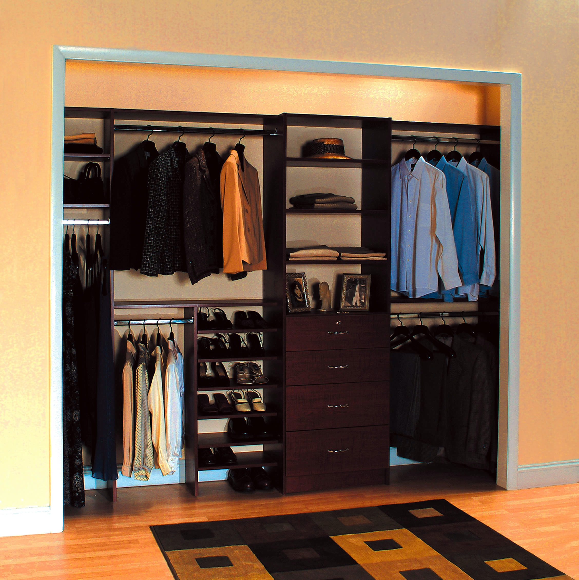 How To Organize Your Reach In Closet For Fall And Winter