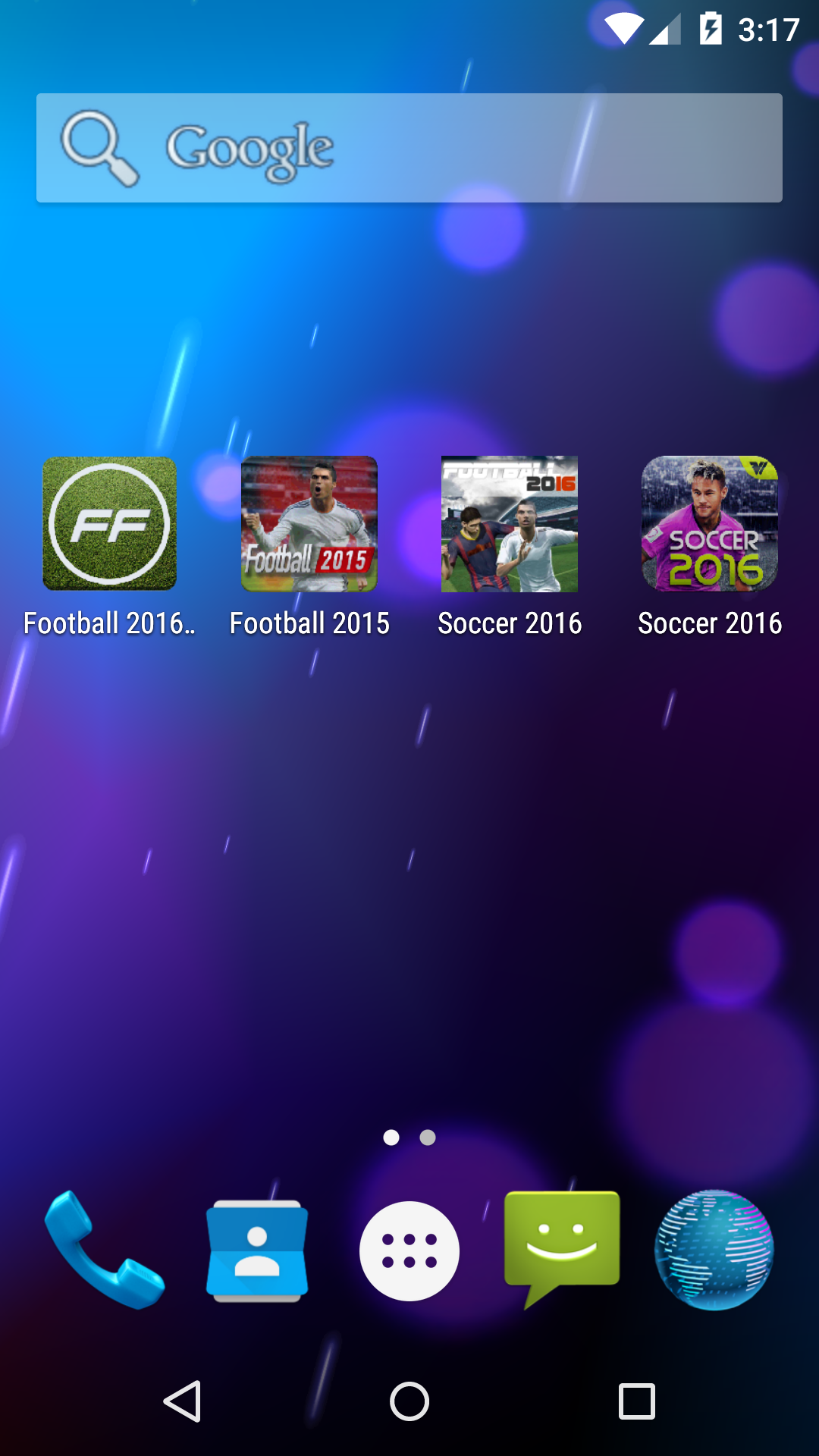 Ad heavy soccer apps on Google Play