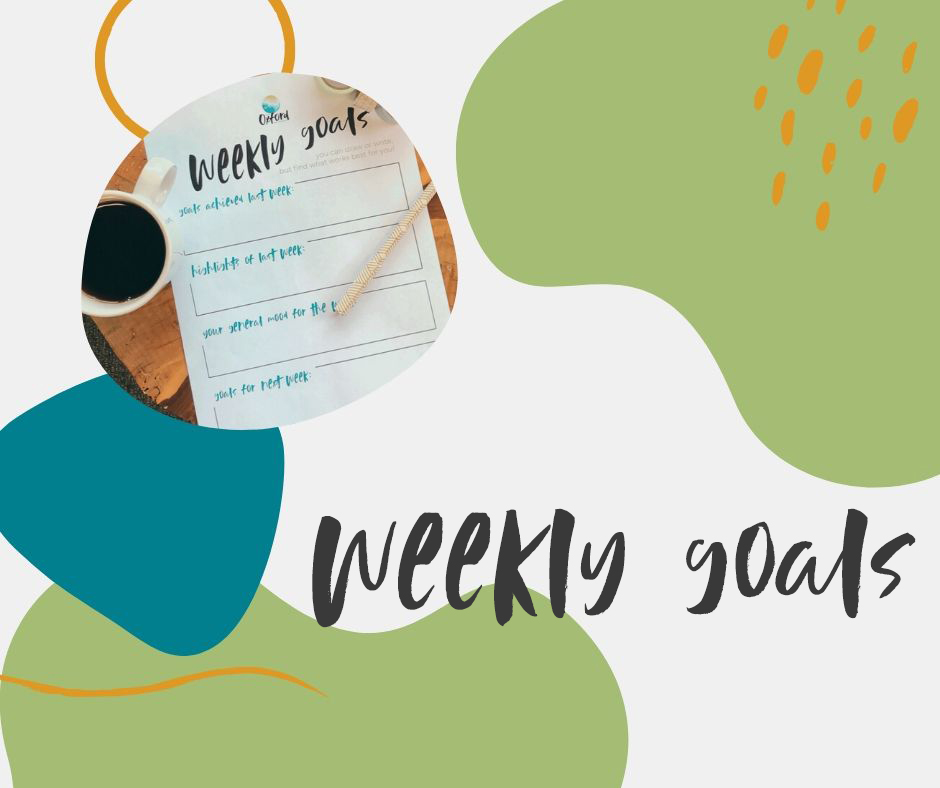 weekly goals