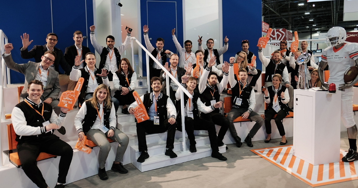 Sast Team photo at ISC West Booth 2019 Las Vegas