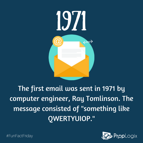 Fun Fact Friday - when was the first email sent?