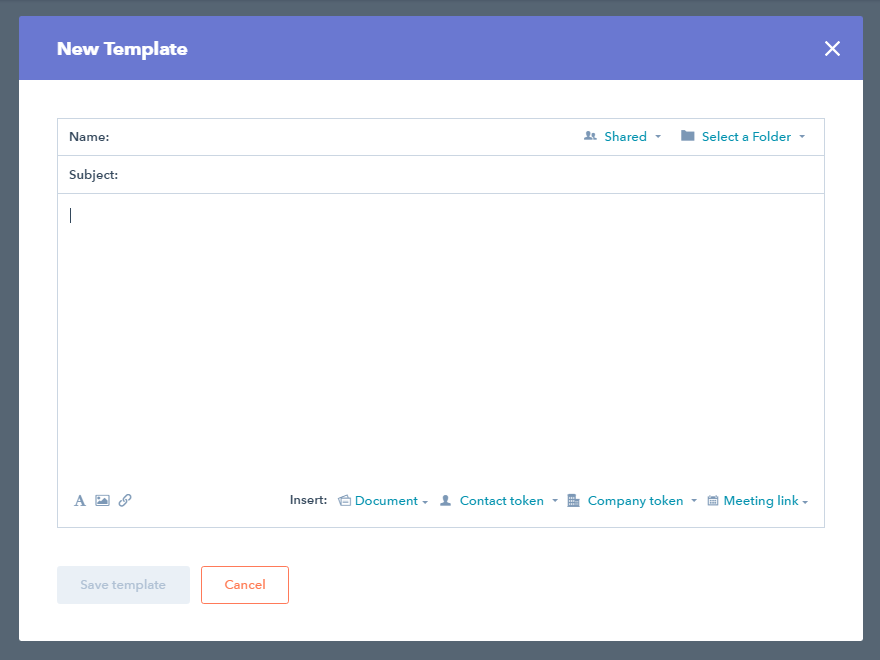 New Email Template New Email Template