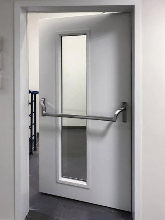 Joint inférieur de porte pour portes de sécurité, portes en bois