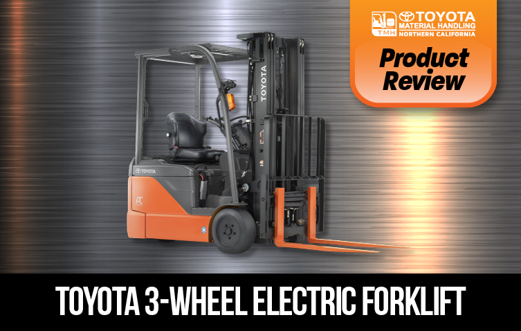 Review Toyota 3 Wheel Electric Forklift