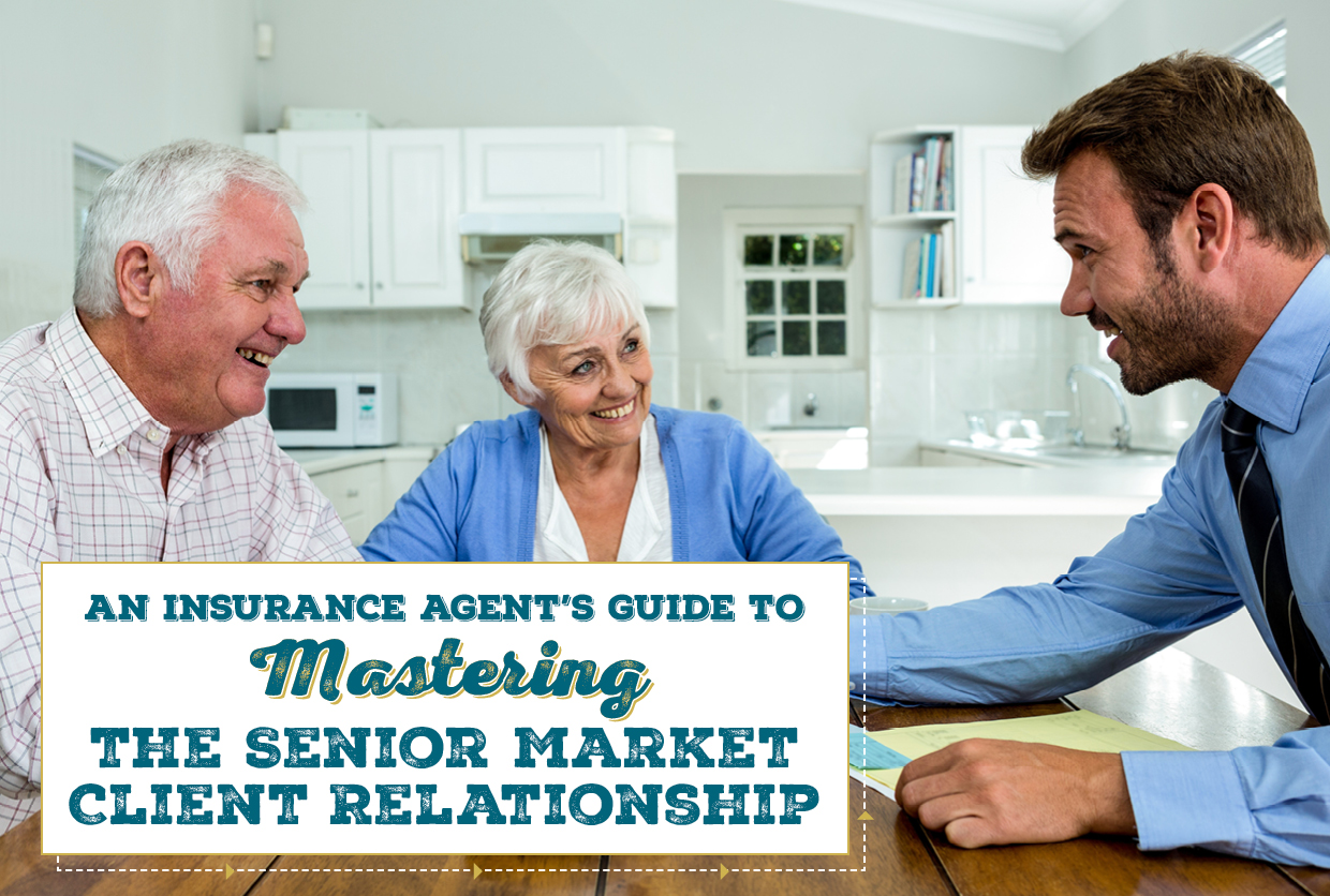 Professional Medicare insurance agent helping senior clients