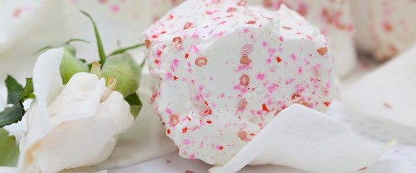 marshmellow with valentines glitter