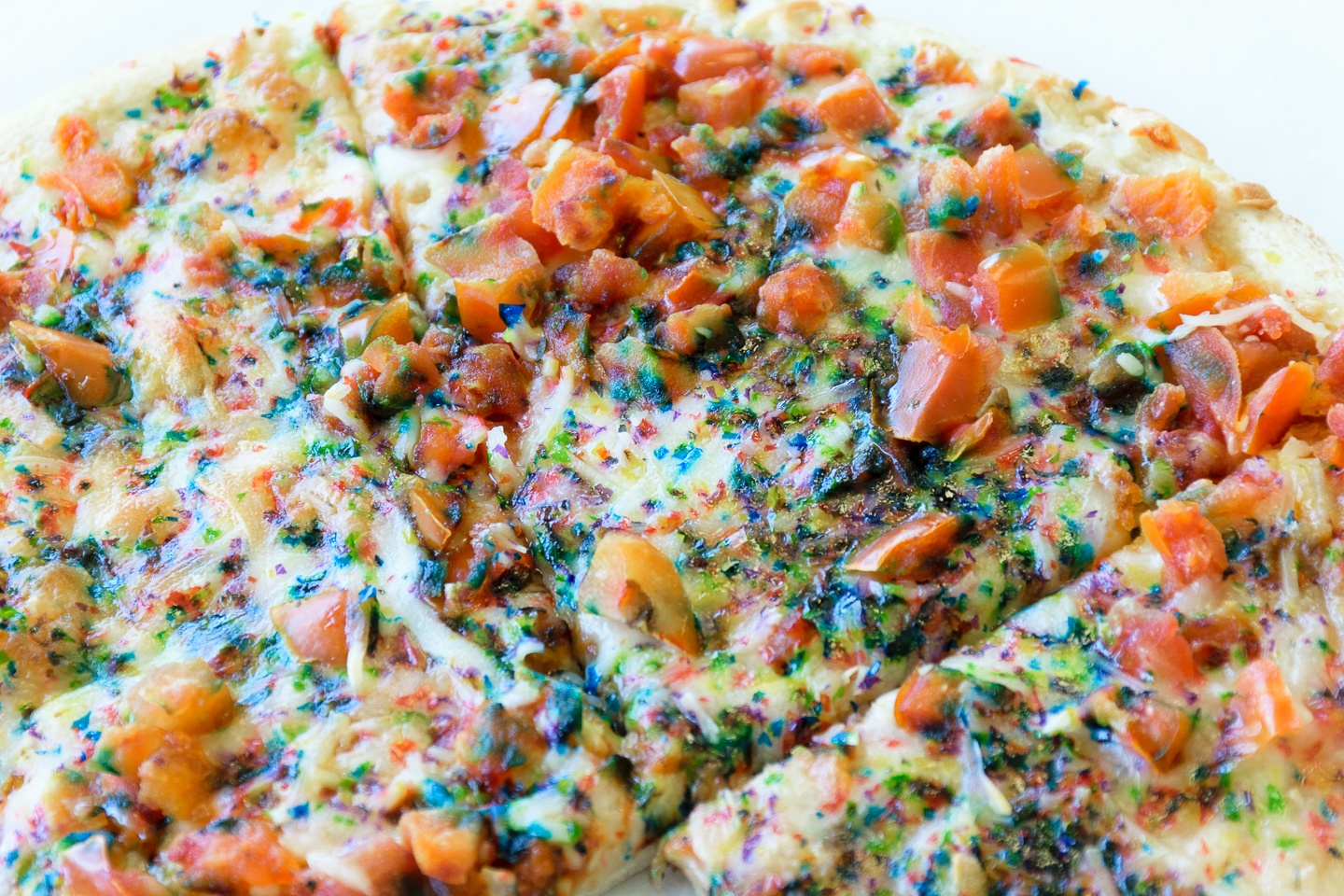 Edible Glitter on Pizza Edible Glitter on Pizza