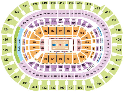 Capital One Arena Seating Chart Rows