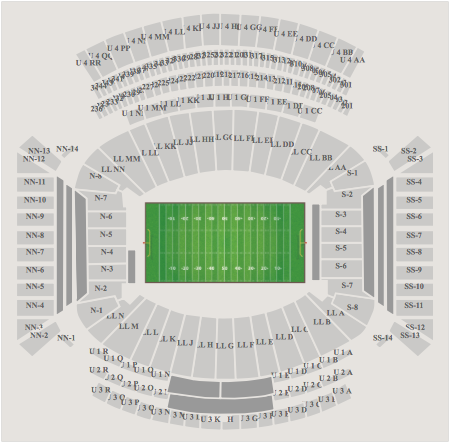 Tuscaloosa Football Stadium Seating Chart