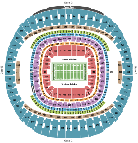 Utah Utes Football Seating Chart