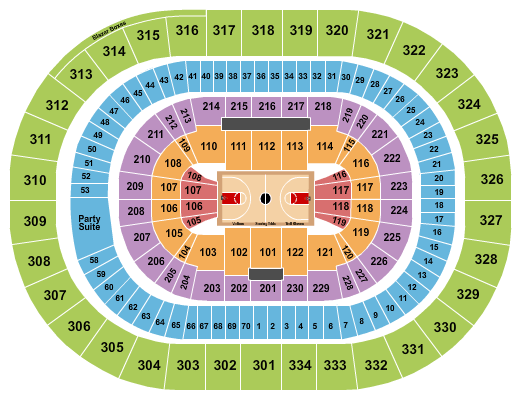Moda Center Seating Chart Rows Seat Numbers And Club Seats