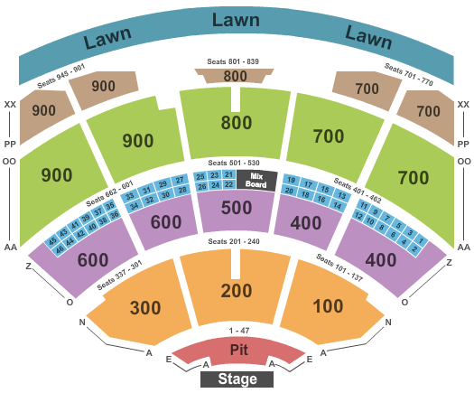 Riverbend Music Center Seating Chart Rows Seats And Club