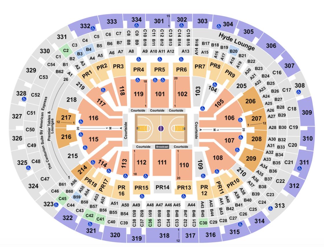 Scotiabank Arena Seating Chart + Rows, Seat Numbers and Club Seats