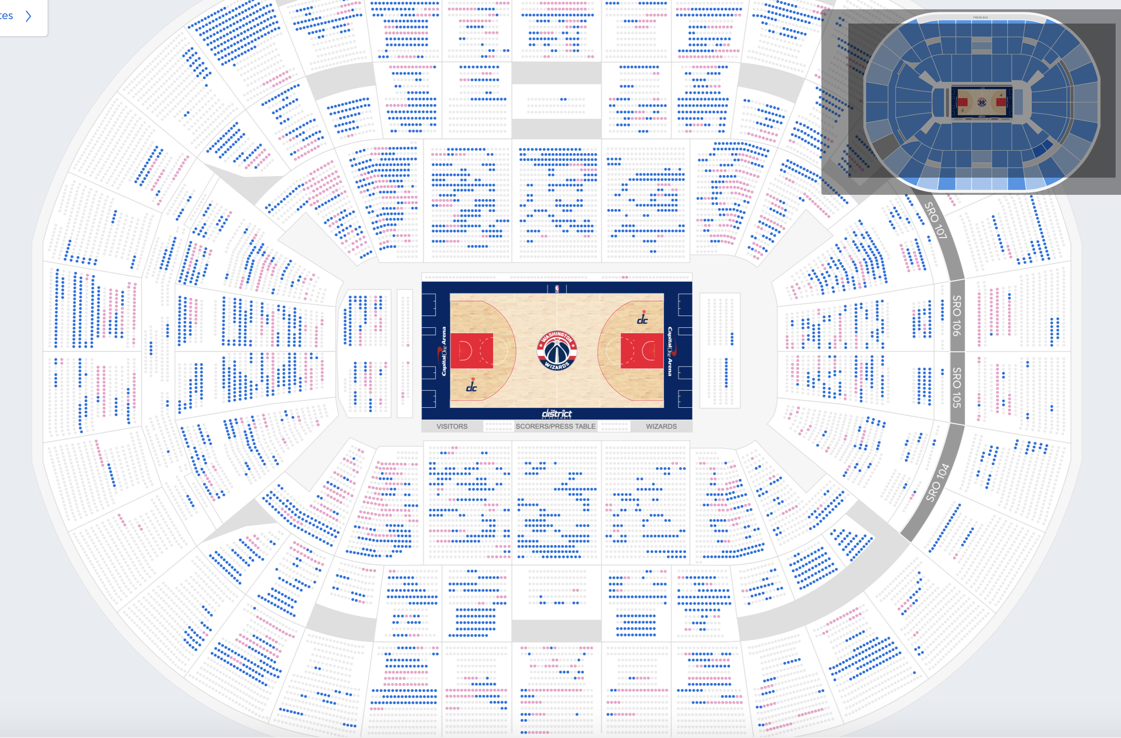 Washington Wizards Tickets & Schedule TicketIQ