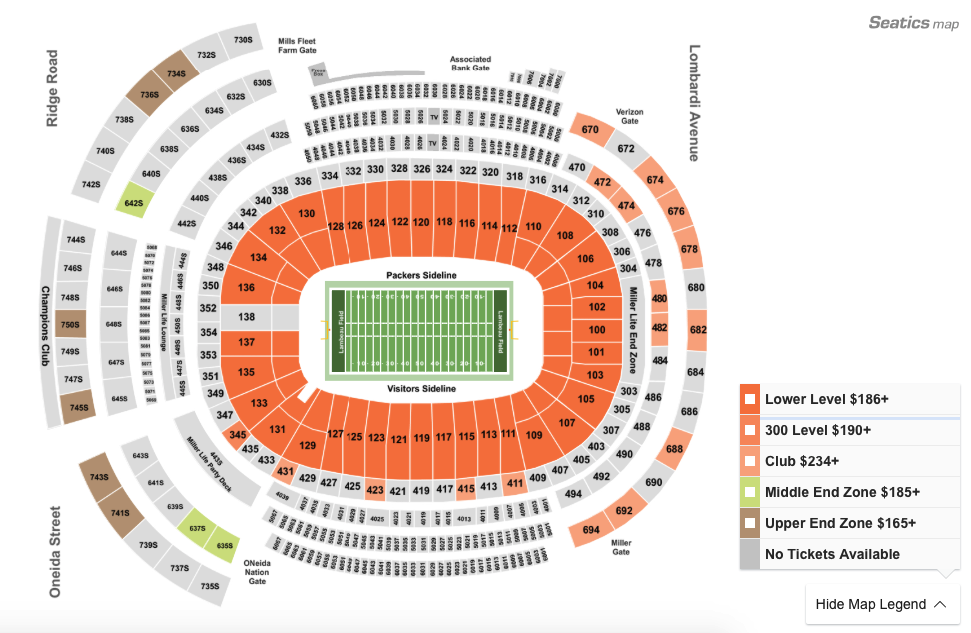 Where To Find The Cheapest Packers Vs Broncos Tickets At Lambeau Field 9 22 19