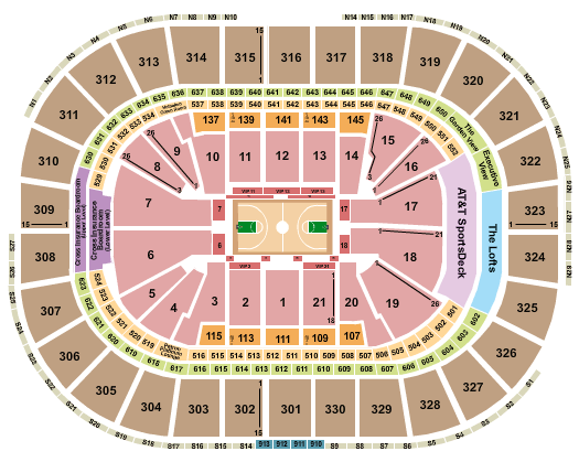 Td Garden Seating Chart Rows Seat