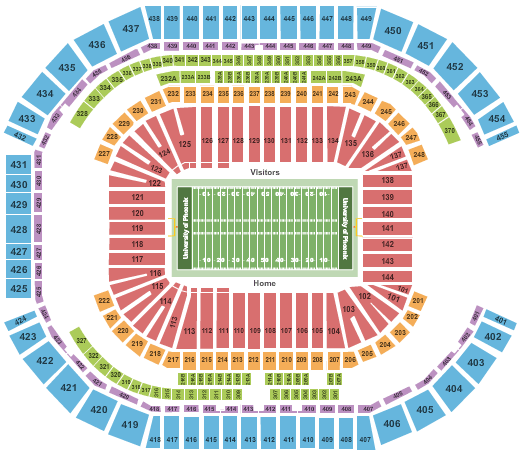 Arizona Cardinals Tickets Seating Chart