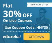 Edureka - Month End Offer-Flat 30% OFF ON Live Course
