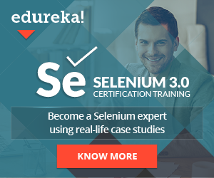 Selenium3.0 Certification Training