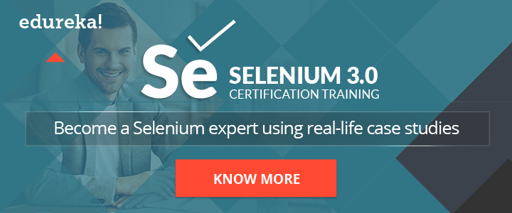 Selenium 3.0 Certification Training 19