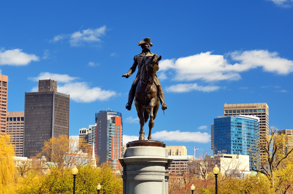 George Washington Statue at Boston Public Garden in Boston, Massachuetts..jpeg