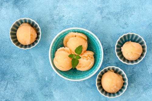 crème glacée au melon