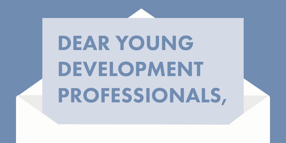 Dear Young Development Professionals