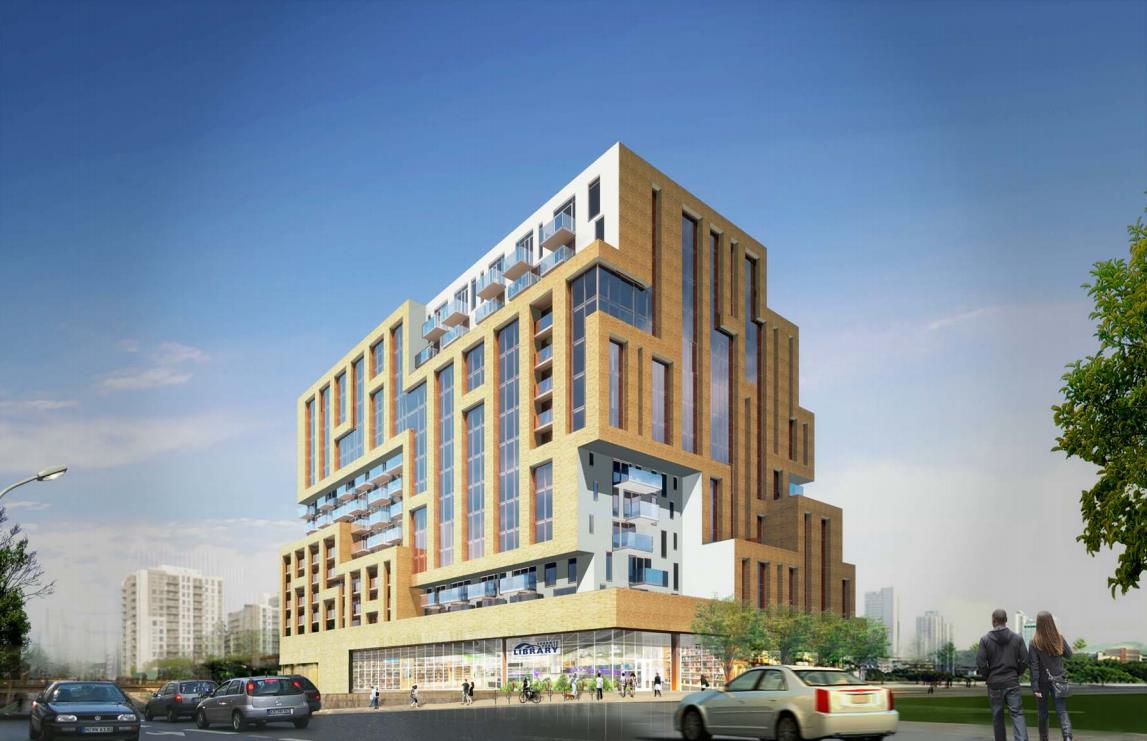 Construction begins for the new 14-storey project at 299 Campbell Ave.