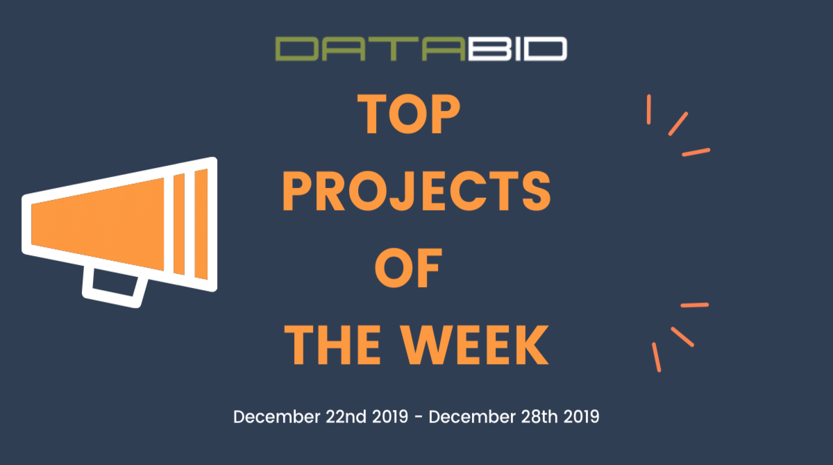 DataBid's Top Project Leads Of The Week - (12/22/2019 - 12/28/2019)