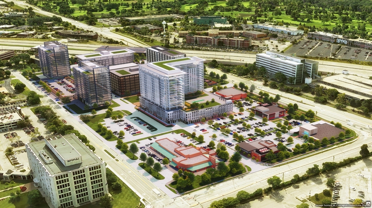 Former McDonalds Offices get Demolished for Construction to Start on $500 Million Development