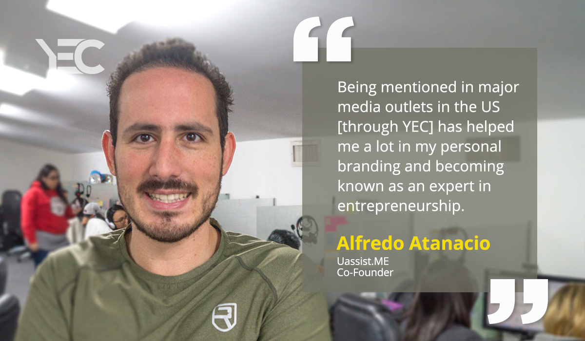 YEC Media Exposure Helps Alfredo Atanacio Become a Role Model For Entrepreneurial Success in El Salvador
