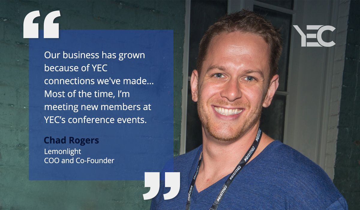 Chad Rogers Grows His Business With Connections Made at YEC Events
