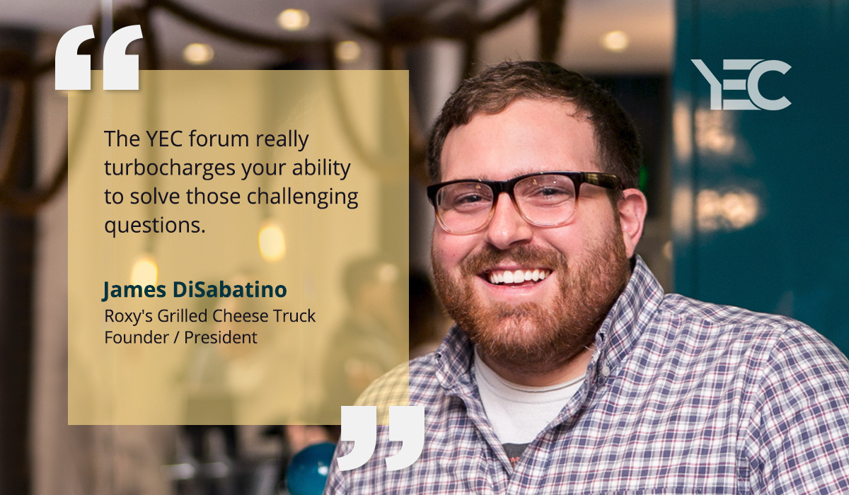 For James DiSabatino, YEC Delivers Connections and Advice Across Industries
