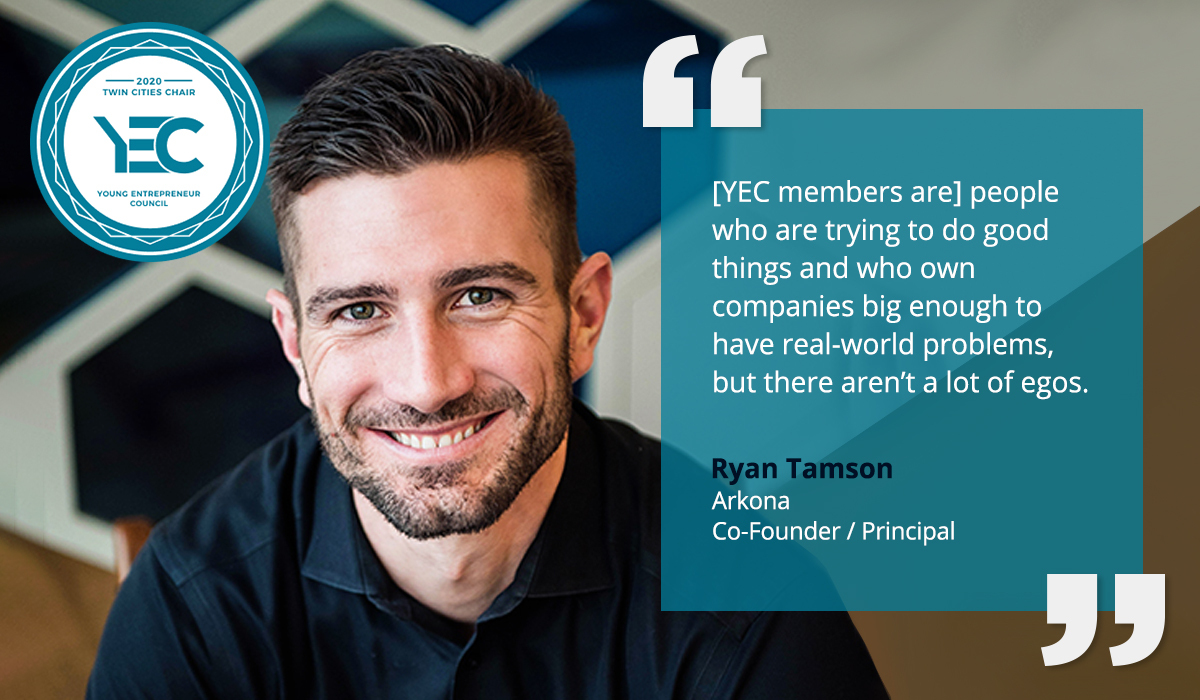 Ryan Tansom is the YEC Twin Cities Group Chair